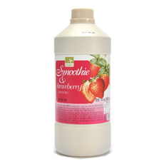 차그림 스무디 앤 딸기 1.8kg 과일 원액 주스, 3개, 1.8L