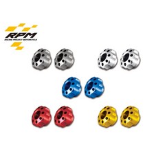 RPM 八孔造型 車牌螺絲 牌照螺絲 適用 RS 超5 奔騰G5 GP 雷霆 GR GT BWS 勁戰, 1個