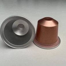 커피 캡슐 제작 머신 제조기 실링 기계 DIY 알루미늄, 로즈골드 컵 100개+열실링 110개, 기본 모델명/품번