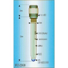 BROADLEY-JAMES SP200-2330-DH 工業製程pH電極 PG13.5螺牙 耐高溫 抗紫外線藍色玻璃頭, 1個, SP200 工業製程用pH電極【附發票】