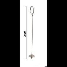 애완 동물 앵무새 음식 거치대 지지대 스테인레스 스틸 과일 스피어 스틱 고기 과일 야채 꼬치 도구, [03] L