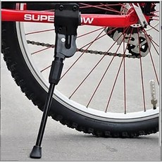 公路車/登山車通用腳撐 自行車單支撐 停車立架 穩固耐用 簡易安裝, 1個, 黑色