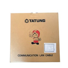 TATUNG 大同網路線 CAT.6 100M 23AWG 黑色, 1個