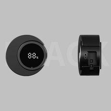 미니 휴대용 칫솔 살균기 UV, 검은색