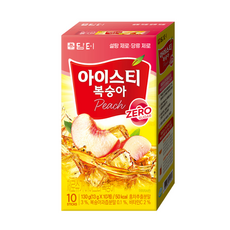 프라픽 제로슈가 아이스티 복숭아 10T 담터