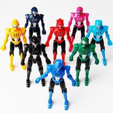 다바 미니특공대 피규어 관절 움직임 가능 8종세트, 1세트