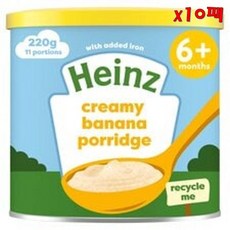 Heinz 하인즈 크리미 바나나 포리지 220g 10팩
