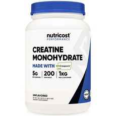nutricost 水合型肌酸粉 500g, 1個, 500克