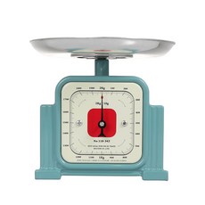 DULTON 料理秤 2公斤容量 10克精度 綠色 No.118-342, 藍綠, 118-342GG, 2kg