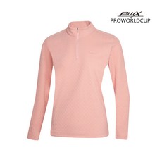 프로월드컵 여성 아웃도어 집업티셔츠 부드럽고 따뜻한 겨울 하프집업 Q424-3272-1RG