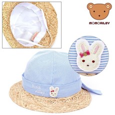 윙하우스 로라앨리 허니 밀짚모자 스카이블루 택1you2+9nqH