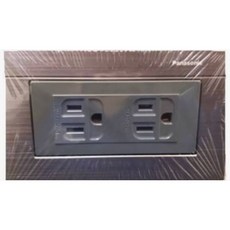 國際glatima GLATIMA 雙插附接地WTGF1512含蓋板，安全耐用，簡約時尚, WTGF1512H+WTGF6100A銅, 1個