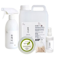 숲케어 피톤치드 500ml+리필 2L+휴대용 100ml+편백큐브+피톤치드비누, 1개