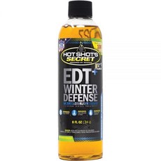 Hot Shot's Secret EDT+ Winter Defense 226.8g(8온스) 7-in-1 안티 젤 디젤 연료 첨가제 - 겔화 방지 시스템 보호 첨가제는 콜드, 8 Fl. Oz