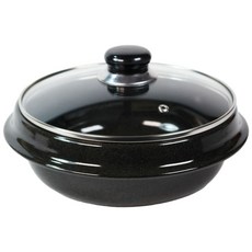 맥반석 가마솥 인덕션용 무쇠 뚝배기 19cm_3~4인분_컵받침 증정, 19cm, 1개