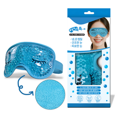 닥터스헬프 냉온 눈찜질팩 수면안대 블루, 1개입, 1개