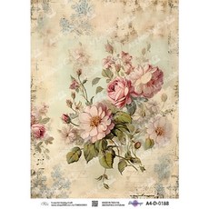 S-mai Art Hobby Craft 蝶古巴特拼貼棉紙 A4尺寸 D-0186 藝術裝飾專用紙