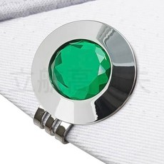 ＊立航高爾夫＊多款高爾夫球MARK果嶺標記磁吸式帽夾，多款設計任您選擇，展現個人高球品味, 1個, K., 綠色