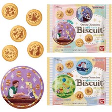 반다이 디즈니 캐릭터 자수 캔 뱃 비스켓 12개입 BOX 식완, 0.9995973091175198