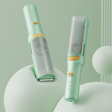 嬰兒理髮器 自動吸髮, 綠色
