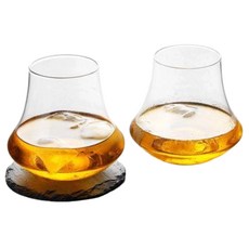 威士忌 無鉛水晶 聞香杯 鬱金香品酒杯, 1個, 酒刃款威士忌品酒杯無鉛水晶洋酒杯郁金