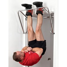 거꾸로매달리기 야외 철봉 문틀 복근 꺼꾸리 발걸이 홈트, 블랙 풀업 바 62-102cm A, 기본 모델명/품번