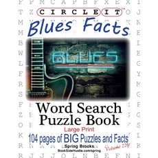 Circle It Blues Facts Word Search Puzzle Book Paperback, Lowry Global Media LLC