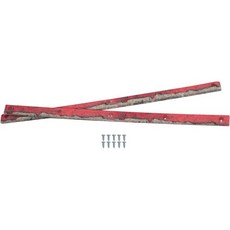 피그 스케이트보드 레일 레드 커브 그래픽 14.25인치 10개의 나무 나사 포함