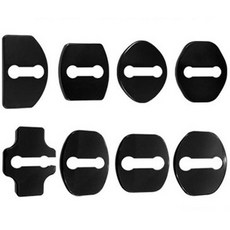 현대 도어 스트라이커 커버 덮개 도어락 튜닝 캡 블랙qha5+5Hkb