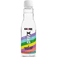 KADAM DyFix 원단 색상 고정제 및 결합제 | 새 옷의 색 빠짐 방지 포름알데히드 무첨가 면 울 실크 린넨 레이온 코르크에 사용 가능 450g 병