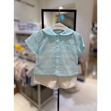 [해피랜드] 여름 40% /한여름 시원하게 입기 셔츠 상하세트 /바캉스룩으로 입기 좋은 제품 /상의는 신축성 없는 원단*코타셔츠상하*