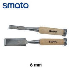 스마토 목공끌 평끌 조각도 나무자루 6mm SM-FC06W