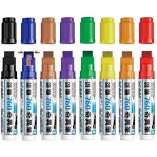 雄獅 NO.760 奇異筆 (17mm) - 寬筆頭快乾 適用多種材質 色彩鮮明飽和, 綠, 1個