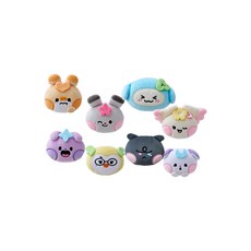[멤버선택] 에이티즈 마이티즈 원더룸 인형 뱃지 MIGHTEEZ 공식 MD ATEEZ 캐릭터 브로치 굿즈, DDEONGYO(성화), PLUSH BADGE WONDER ROOM