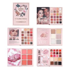 JULYSTAR Heartthrob Collection 多色彩妝盤 眼影 臉部 唇部, 1個, 銷售，購買等同默認公司免責申明）,60*1.2g+12*4.5g+6*2.5g