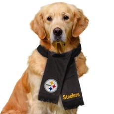 Littlearth NFL 시카고 베어스 애완동물 스카프 - 공식 라이선스 팀 사이즈: 스몰 436794, 피츠버그 스틸러스