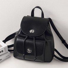 엔도르시 여성용 매트 글로시 모던 심플 백팩 EBA335