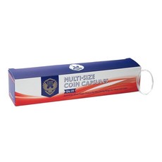 COIN 코인 SHIELD 쉴드 실버 이글용 25팩 40.6mm 캡슐 - 페니에서 달러까지 사용할 수 있는 7개의 폼 링 포함 ASE 다이렉트 핏 홀더 보관 안전 PVC 프리, 25.0