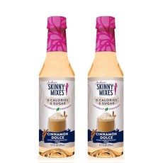 Jordan's Skinny Mixes 무설탕 커피 시럽 모카 향료 제로 칼로리 음료 믹스 라떼 베이킹 단백질 쉐이크 또는 칵테일 유제품 글루텐 프리 700ml25.4온스 24, 시나몬 돌체, 시나몬 돌체, 1