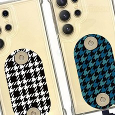 (인씨네) 배달대행 오토바이 투명 젤리케이스 자석 아크릴 C타입 충전패드 아이폰 8핀 딱판 찍판 충전젠더, 갤럭시 S21플러스 (G996)_화이트