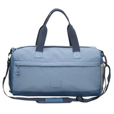 新款大容量旅行包收納手提幹溼分離行李包出差運動健身旅遊輕便, 藍色, 1個