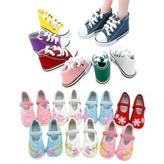 캔버스 신발 인형 미니 캐주얼 스니커즈 놓은 1. Canvas Shoes12, A. For 1-3 BJD(60cm), 17. Canvas Shoes1