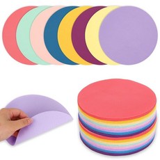 JarThenaAMCS Oh Happy Day 스팟 마커 32개 17.8cm(7인치) 다채로운 카펫 바닥 스팟 원형 도트 사무실 교실 파티 활동 게임 용품