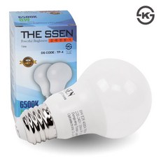 더쎈 LED 전구 벌브 8W 세트, 주광색, 1개