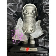 POP MART泡泡瑪特 MEGA SPACEMOLLY 400% 銀海生花·錫 潮流藝術收藏品