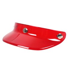 락모터스 헬멧 썬바이저 윈드쉴드 오픈페이스 고글 캡 햇빛가리개, 레드
