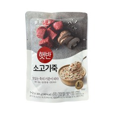 비비고 소고기죽, 420g, 40개
