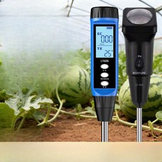 염도측정기 토양 수분 측정기 온도 TR-6D 습도 땅 전도 검사기 TR-6D 알루미늄 가방, 1개