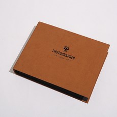 活頁相本 拍立得相簿 覆膜式相冊, 深黃相册22.5x17cm+飛機盒
