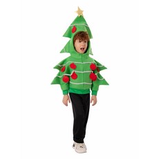 兒童聖誕樹造型服裝 節慶派對角色扮演服